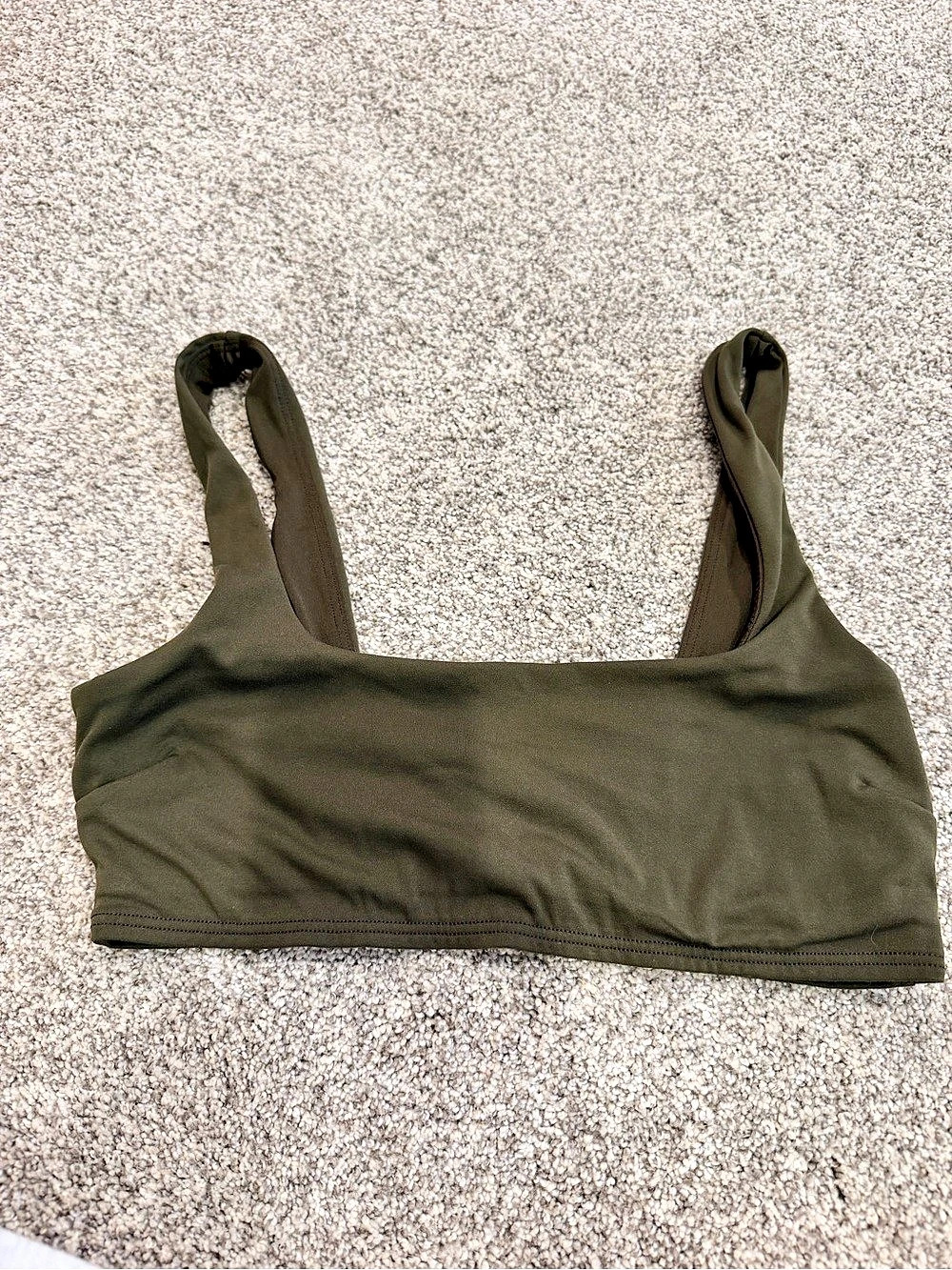Alo Green Sports Bra Size Small